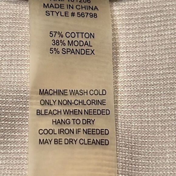 Soft Surroundings soft natural tank top 3X - Picture 4 of 6